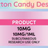 Peptide Labels - Sample NEW_3mL Cotton Candy Sample Cotton Candy Design Label