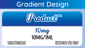 Gradient Design Label