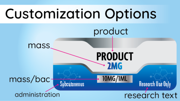 Peptide Labels - Sample NEW_3mL Tech Sample Customization Tech Design Label