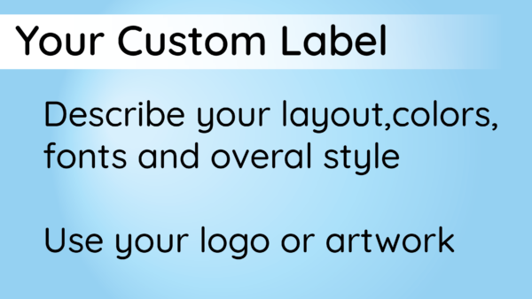 Custom Label Design/Artwork Setup