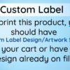 Peptide Labels - Sample NEW_Custom Label PRINT Description Custom Label Prints