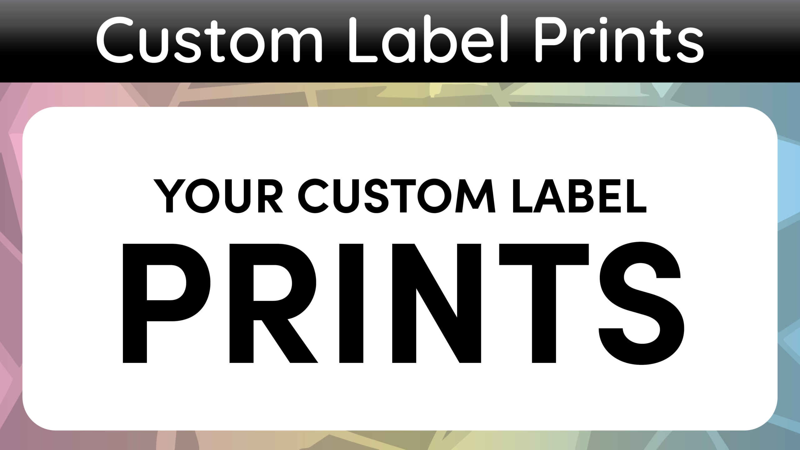 Web Labels Print Custom Label Prints - Peptags